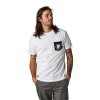 Pánské triko Fox Relm Ss Prem Pkt Tee - Optic White