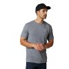 Pánské triko Fox Big Influence Ss Tech Tee - Heather Graphite