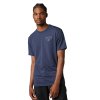 Pánské triko Fox Big Influence Ss Tech Tee - Heather Deep Cobalt