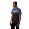 Pánské triko Fox Ryaktr Ss Tee - Heather Deep Cobalt