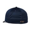 Pánská kšiltovka Fox Lithotype Flexfit 2.0 Hat - Deep Cobalt
