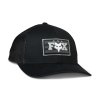 Pánská kšiltovka Fox Yth Unity Flexfit Hat - Black