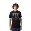 Pánské triko Fox Shield Ss Tech Tee - Black