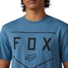 Pánské triko Fox Shield Ss Tech Tee - Dark Slate