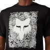 Pánské triko Fox Auxlry Ss Tech Tee - Black