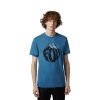 Pánské triko Fox Turnout Ss Tech Tee - Dark Slate