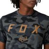 Pánské triko Fox Vzns Ss Tech Tee Camo - Black Camor