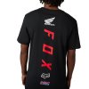 Pánské triko Fox X Honda Ss Tee - Black