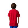 Dětské triko Fox Youth Shield Ss Tee - Flame Red