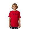 Dětské triko Fox Yth Absolute Ss Tee - Flame Red