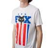 Pánské triko Fox Unity Ss Prem Tee - Optic White