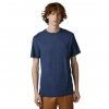 Pánské triko Fox Level Up Ss Pkt Tee - Deep Cobalt