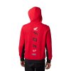 Pánská mikina Fox Fox X Honda Zip Fleece - Flame Red