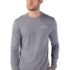 Pánské triko Fox Magnetic Ls Tech Tee - Heather Graphite