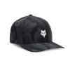 Pánská kšiltovka Fox Fox Head Camo Tech Flexfit - Black Camo