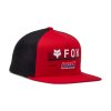 Dětská kšiltovka Fox Yth Fox X Honda Snapback Hat - Flame Red