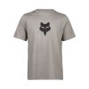 Dětské triko Fox Yth Fox Legacy Ss Tee - Heather Graphite