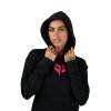 Dámská mikina Fox W Fox Head Fleece Po - Black/Pink