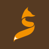 logo liška hnědá-oranžová