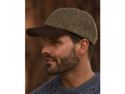 brungton baseball cap moss green model