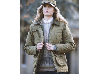 hazelwood jacket beige tweed model 1