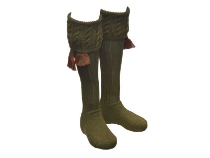 sutherland socks bracken ochre 1
