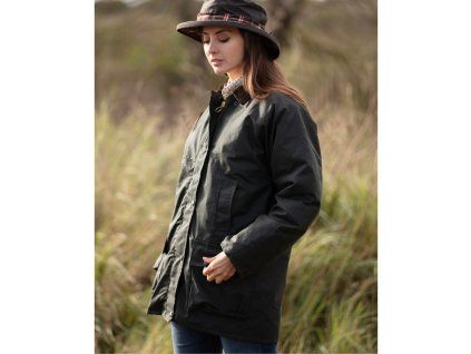 kirkstall jacket olive model 1
