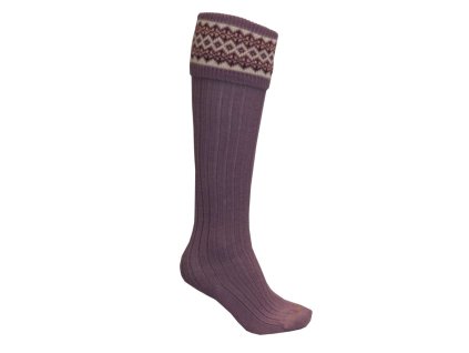 fairisle socks thistle 1