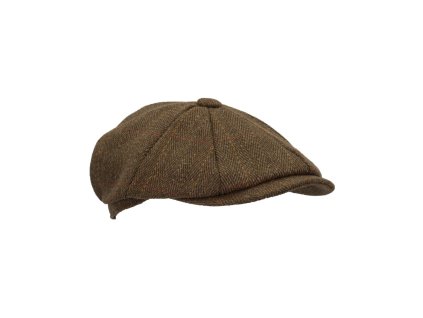charlie baker boy cap brown tweed 1
