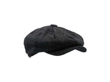 tommy baker boy cap grey herringbone 1