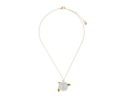 Náhrdelník Enamel Hydrangea Gold Necklace