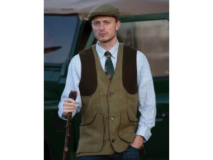 Berston gilet forest green model