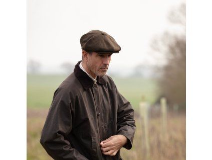 bridgemoor baker boy cap olive model