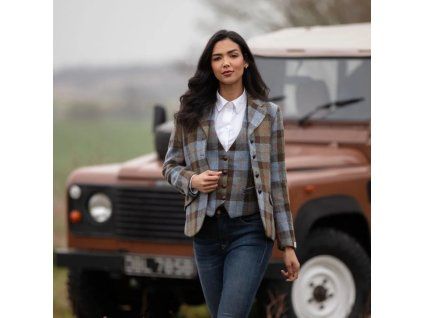 Ladies Featherstone Blazer Sky Blue Model