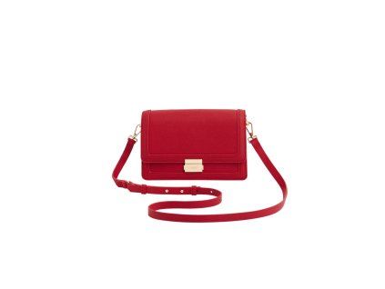 47408 a Red Foldover Bag 1
