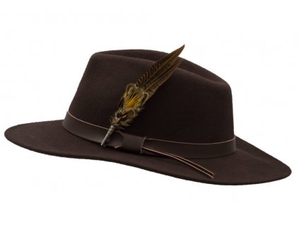 richmond brown felt hat brown side scaled scaled