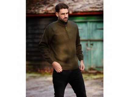 gardham jumper green model