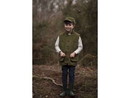 childrens greyson gilet dark model