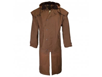 wax stockman cape coat beige 1