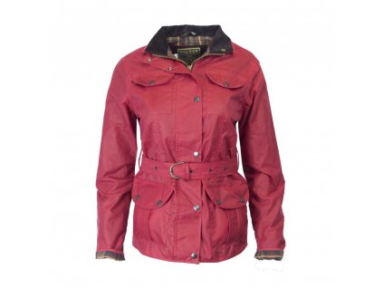 florence motorcycle jacket red 1