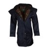 hunton cape coat navy 2
