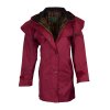 hunton cape coat red 2