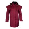 hunton cape coat red 1