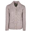 harrison cardigan marble grey front 1
