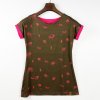 35 kolekce prase triko dámské světle zelená hnědá 7
