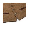 alcott waistcoat brown tweed 4