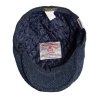oakmoor flat cap midnight blue 4