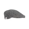 oakmoor flat cap steel grey 1