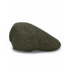 Bekovka Herringbone Waterproof Tweed Cap zelená