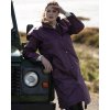 salsbury cape coat plum model 2